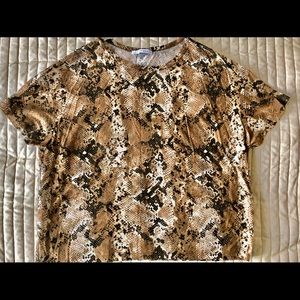 Zara leopard shirt